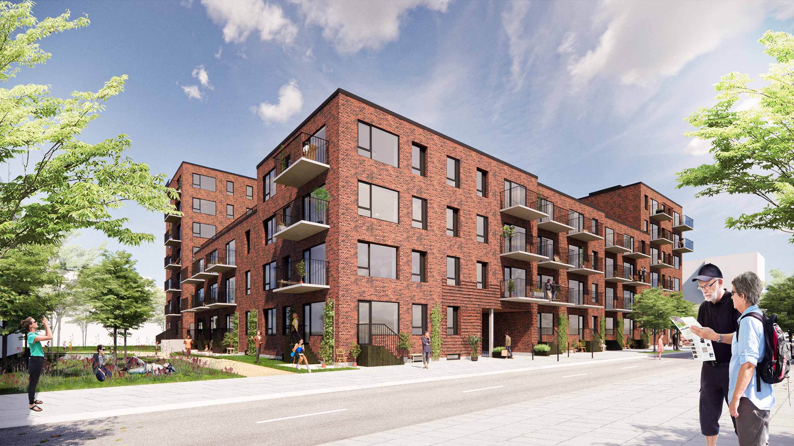 KPC’s byggeri set fra Søndre Molevej