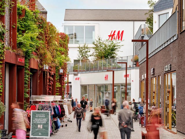 Strædet med ny belægning