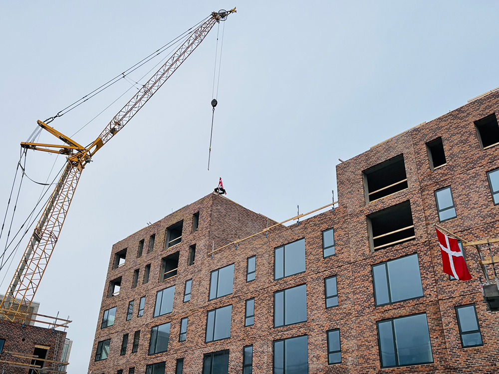 Rejsegilde på Bonums byggeri